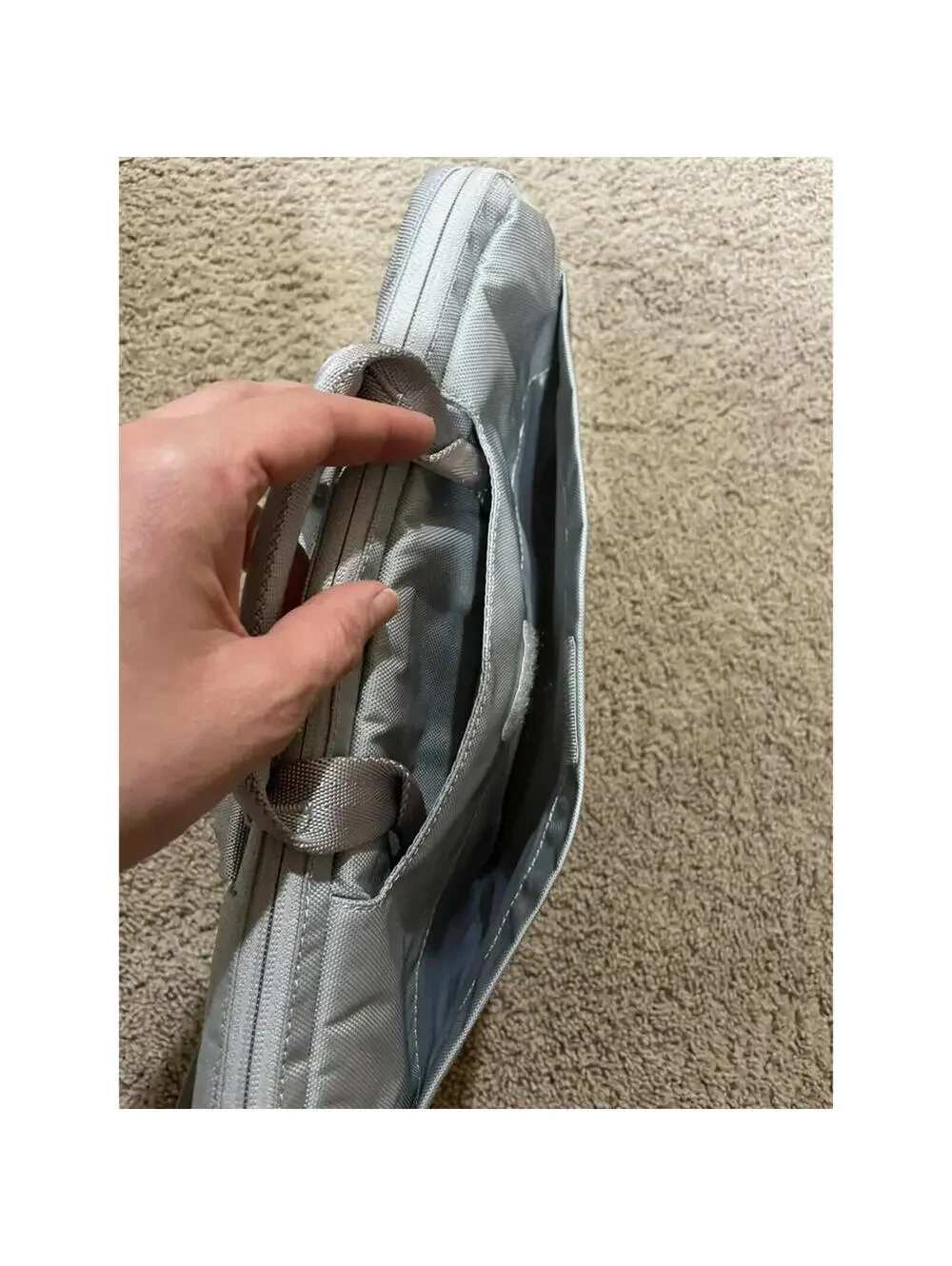 Laptop / Computer/ tablet bag /  holder / brief INCASE light grey 13.5in x 10in